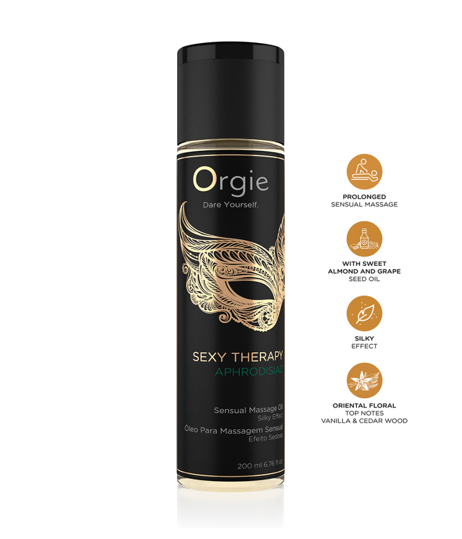 Huile De Massage Sensuelle Sexy Therapy Aphrodisiac 200ml Huile De Massage Sensuelle Sexy Therapy Aphrodisiac 200ml