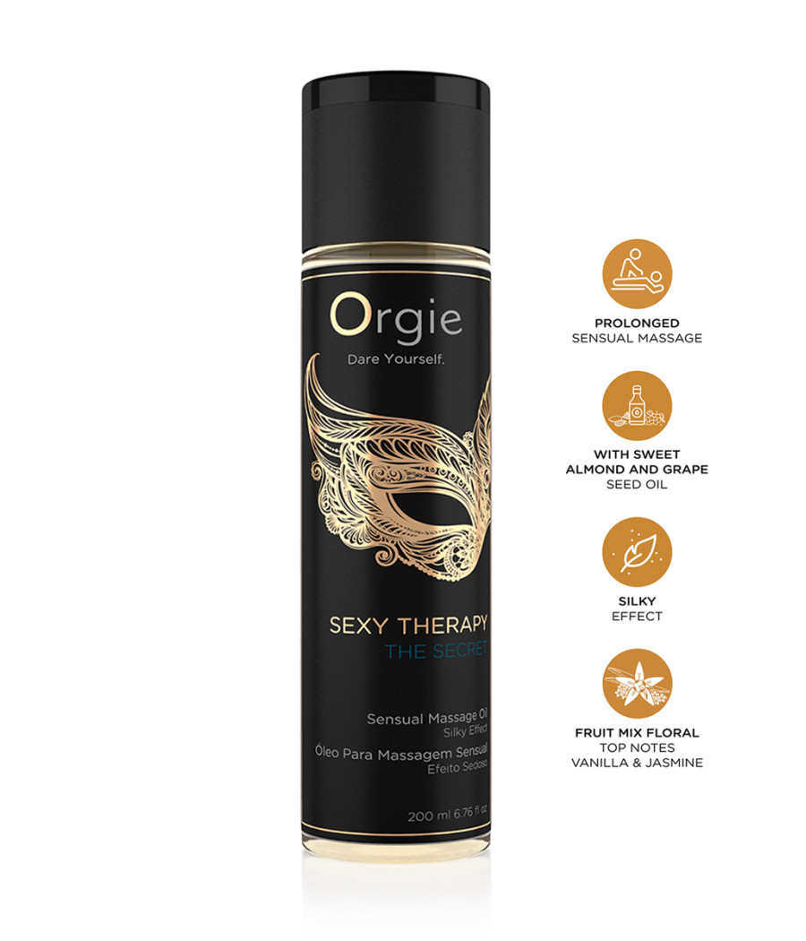 Huile De Massage Sensuelle Sexy Therapy The Secret 200ml Huile De Massage Sensuelle Sexy Therapy The Secret 200ml