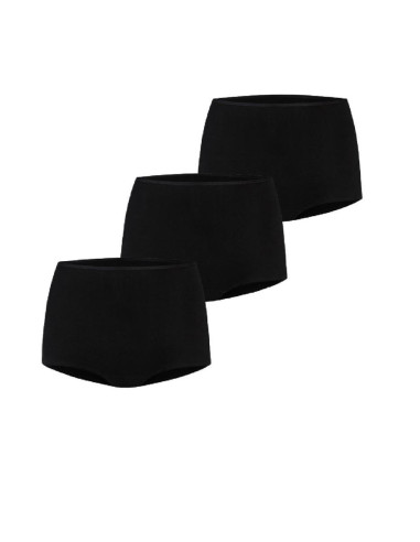 Short Élégant en Coton Noir