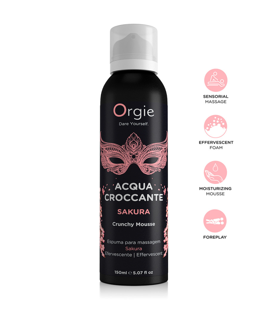 Mousse de massage effervescente Sakura 150ml Mousse de massage effervescente Sakura 150ml