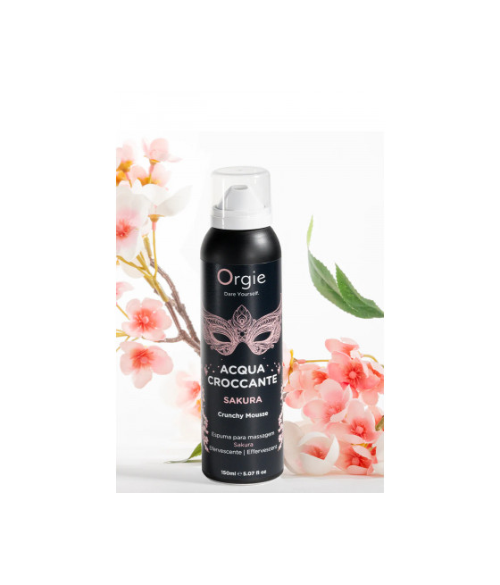 Mousse de massage effervescente Sakura 150ml Mousse de massage effervescente Sakura 150ml
