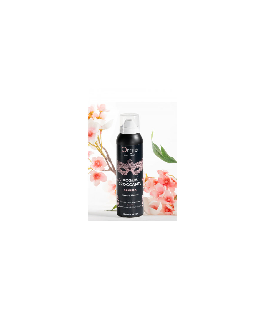 Mousse de massage effervescente Sakura 150ml