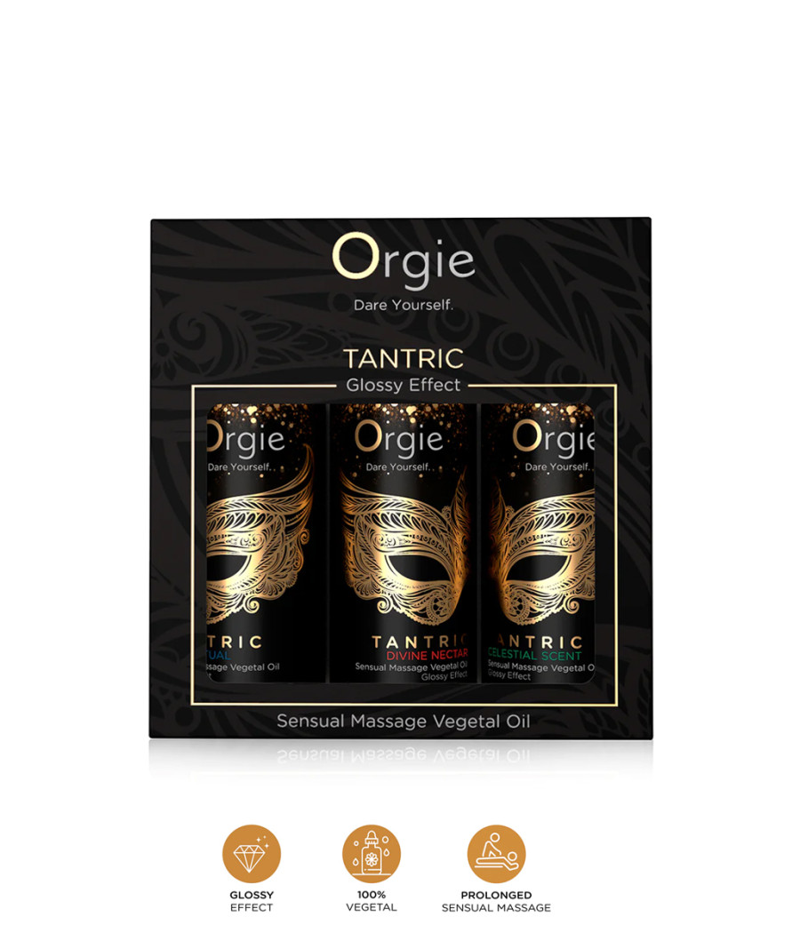 Coffret 3 huiles de massage Sensuel Tantric Collection Coffret 3 huiles de massage Sensuel Tantric Collection