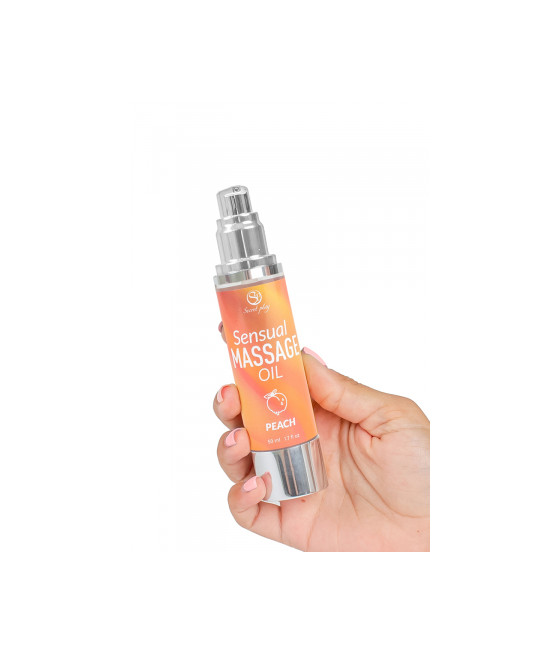 Huile de massage Pêche - Secret Play