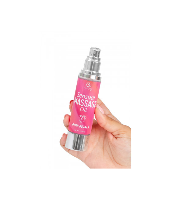 Huile de massage Pétales de Rose - Secret Play
