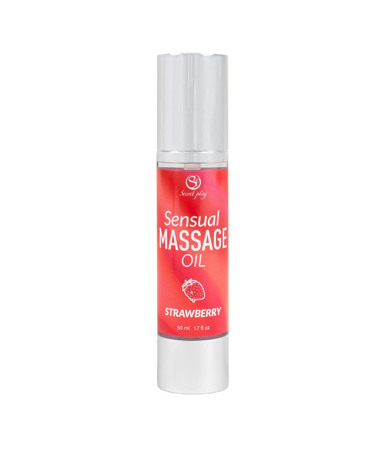 Huile de massage Fraise - Secret Play