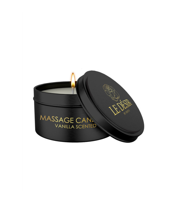 Bougie de massage érotique vanille 100g - Le Désir