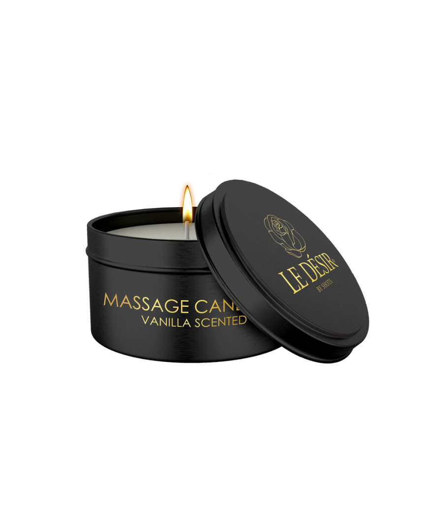 Bougie de massage érotique vanille 100g - Le Désir