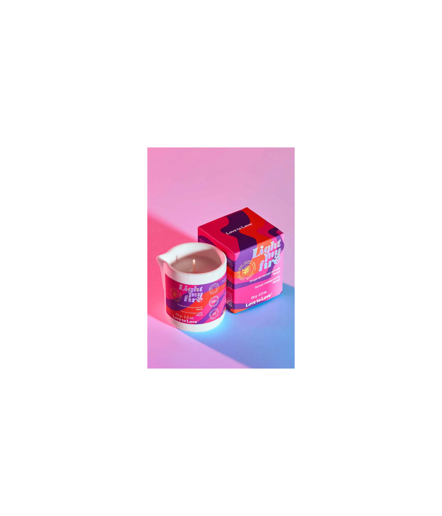 Bougie de massage Monoï - Love to Love