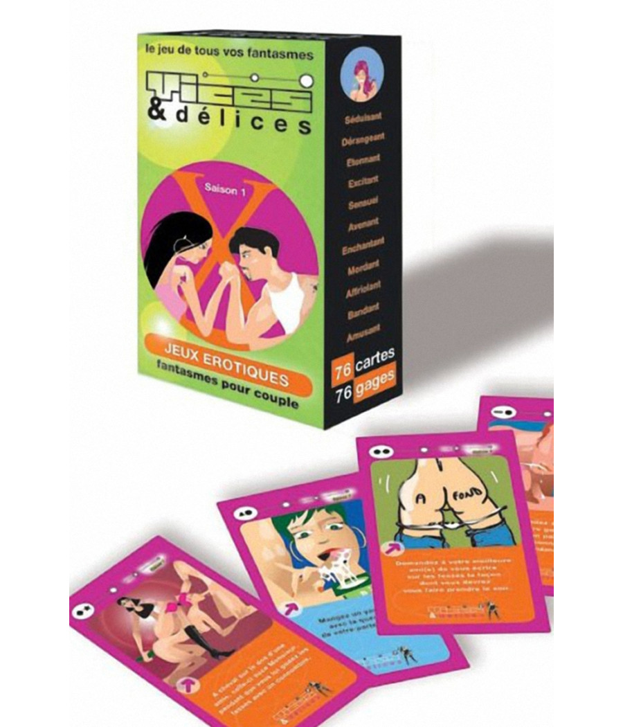 Jeu érotique Vices et délices - saison 1 Jeu érotique Vices et délices - saison 1