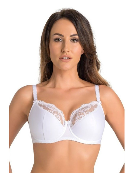 Soutien-Gorge Semi-Souple Délicat en Dentelle