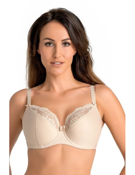 Soutien-Gorge Semi-Souple Délicat en Dentelle