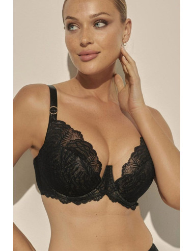 Soutien-Gorge Semi-Souple Élégant en Dentelle
