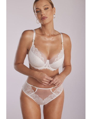 Soutien-Gorge Semi-Souple Élégant en Dentelle