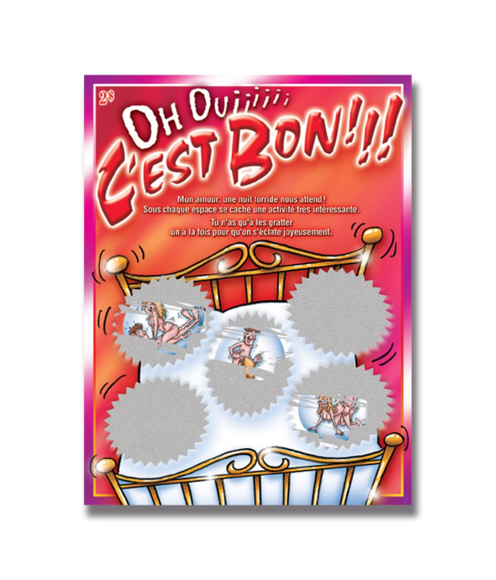 Carte à gratter Oh oui c'est bon