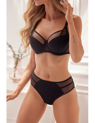 Soutien-Gorge Semi-Souple Élégant en Tulle