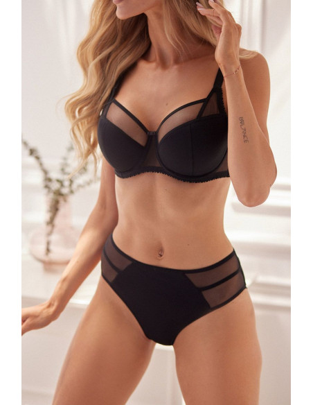 Soutien-Gorge Semi-Souple Élégant en Tulle