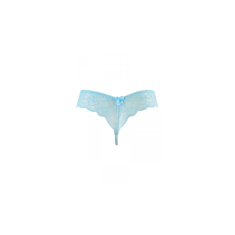 String tanga bleu V-10128 - Axami