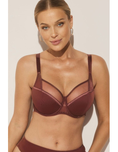 Soutien-Gorge Semi-Souple Élégant en Tulle
