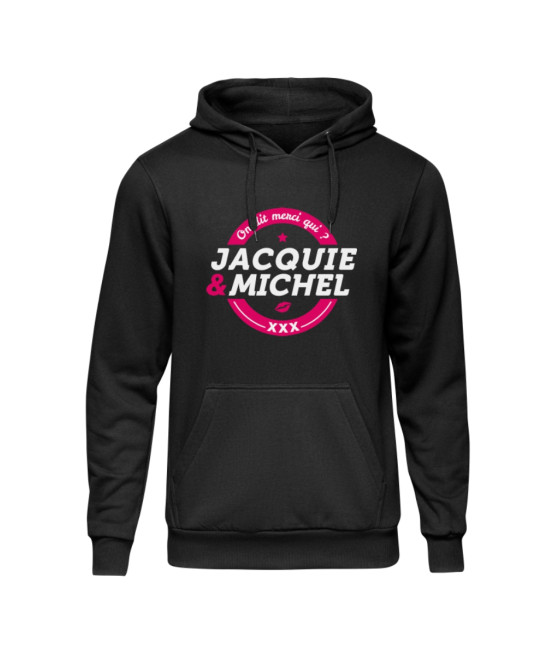 Sweat à capuche J&M logo rond