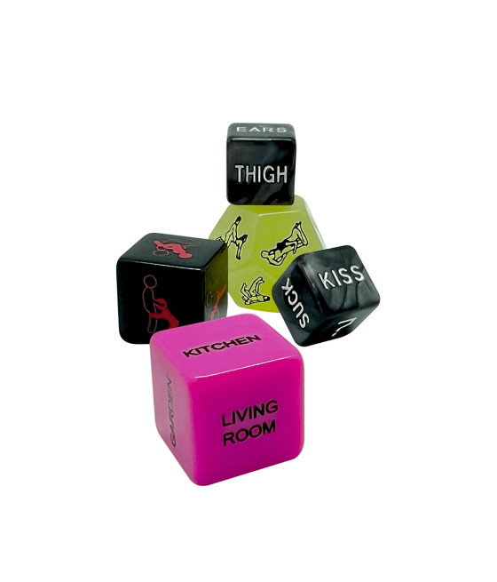 Set 5 dés coquins Ooo - Wooomy