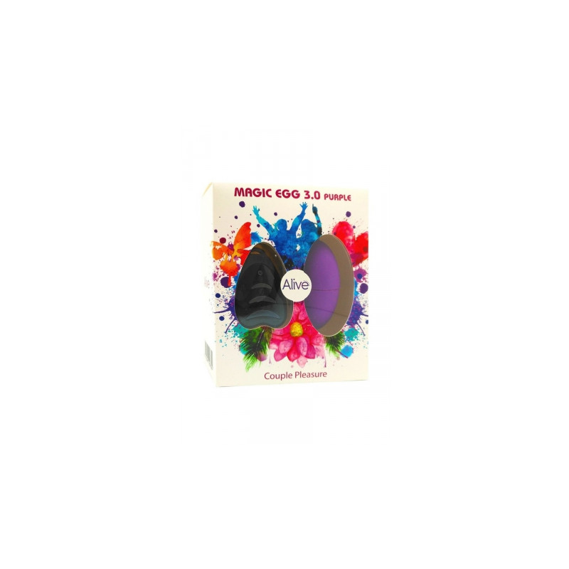 Oeuf vibrant télécommandé Magic egg 3 - violet