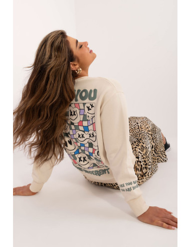 Sweatshirt Moderne en Coton