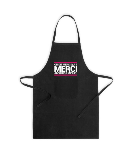 Tablier JM - On dit merci qui