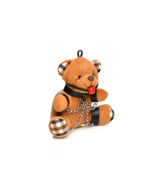 Porte-clés Teddy Bear bâillonné