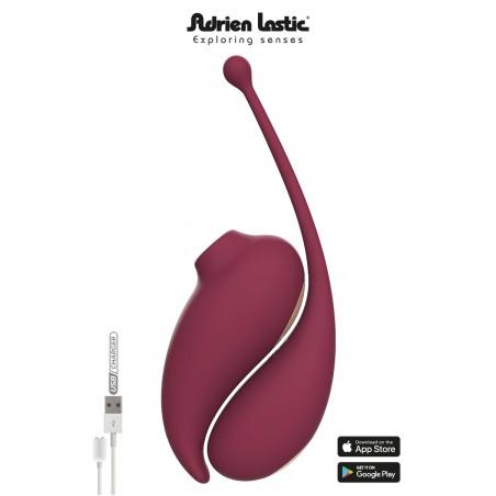 Oeuf vibrant et stimulateur clitoridien connectés Inspiration