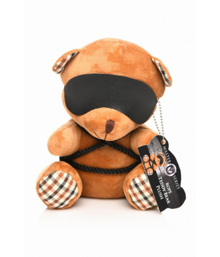 Ours en peluche en tenue Bondage