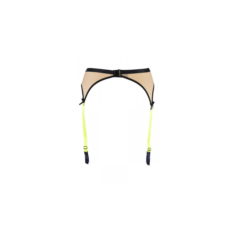 Porte-jarretelles chair et fluo V-10142 - Axami