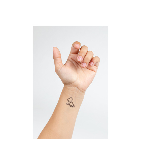 10 tatouages temporaires Candy Collection - Secret Play