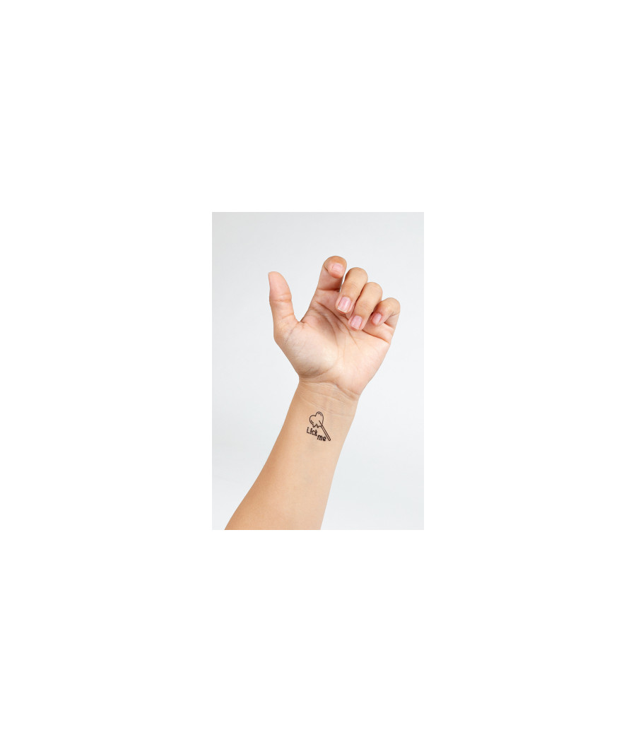 10 tatouages temporaires Candy Collection - Secret Play