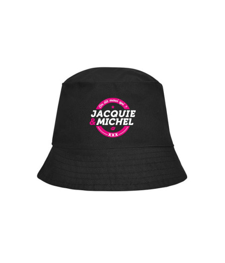 Bob Jacquie et Michel noir - logo rond