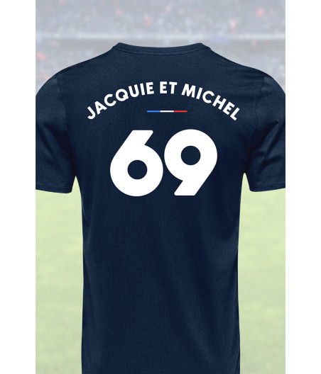 Tee shirt joueur 69 Jacquie & Michel