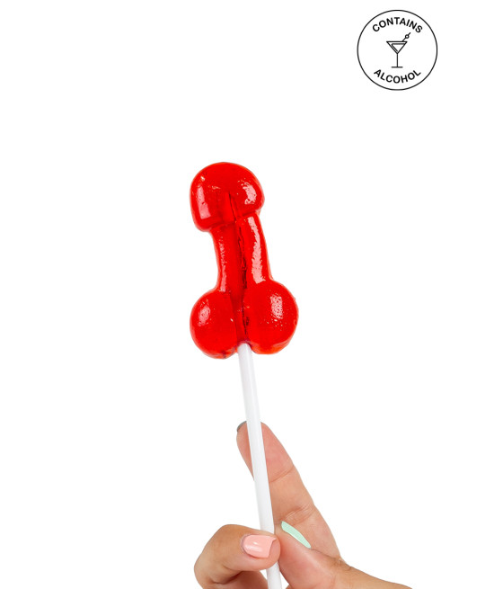 Sucette pénis daiquiri fraise avec alcool