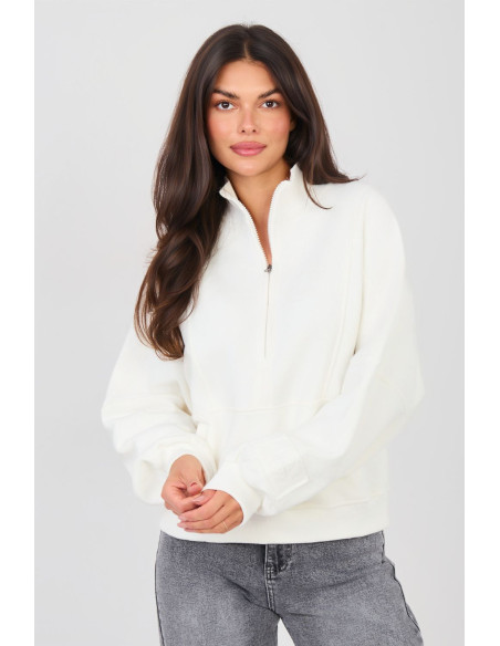 Sweatshirt Élégant en Broderie