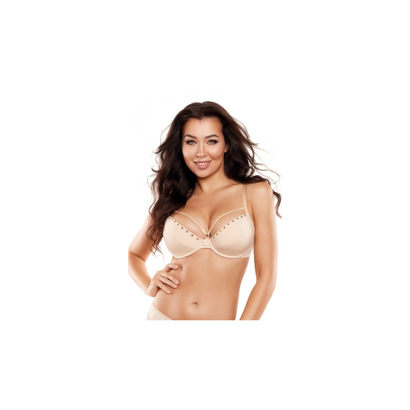 Soutien-gorge push-up beige V-10341 - Axami