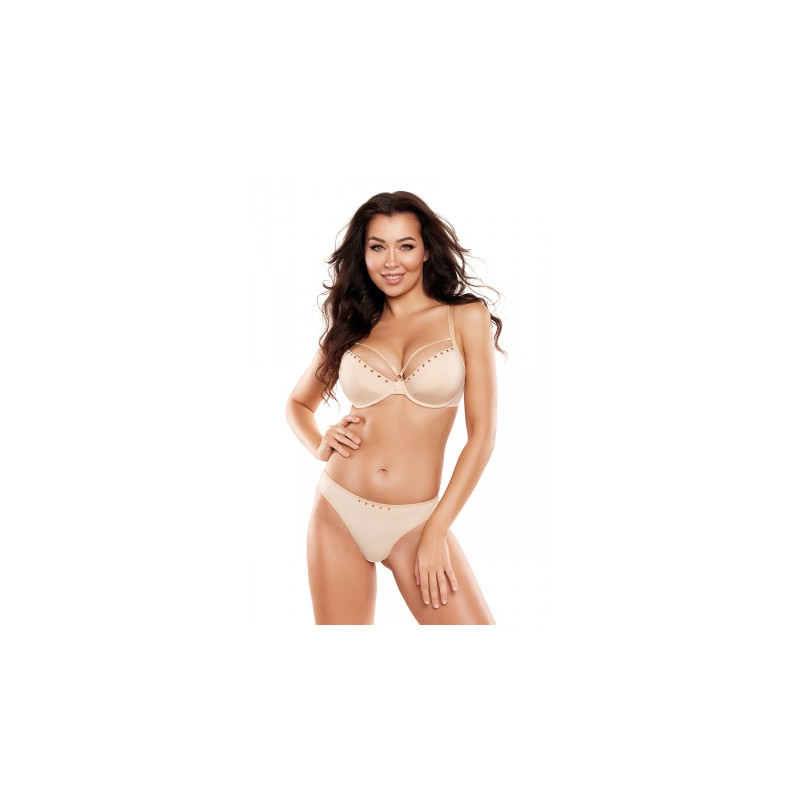 Soutien-gorge push-up beige V-10341 - Axami