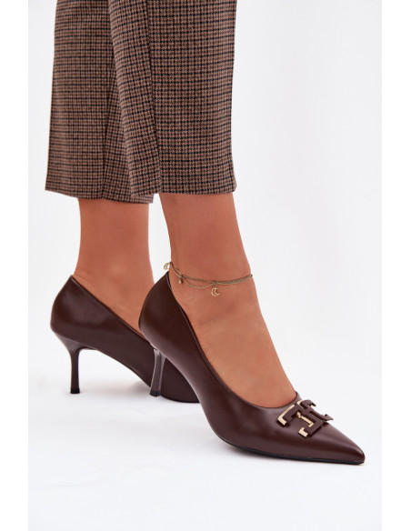 Talons hauts Élégants en Simili Cuir