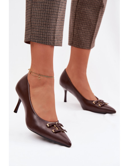 Talons hauts Élégants en Simili Cuir