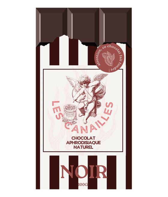 Chocolat noir - Tablette 100g - Les canailles