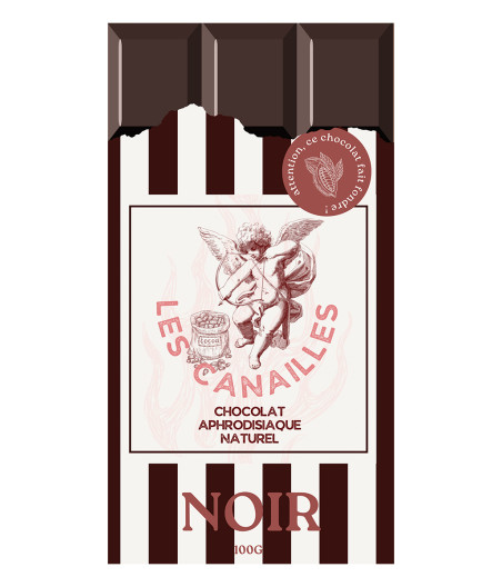 Chocolat noir - Tablette 100g - Les canailles