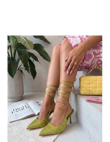 Talons à lacets Élégants en Cuir Écologique