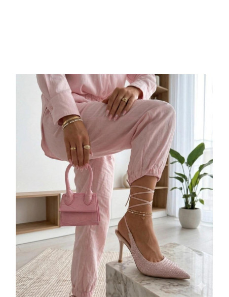 Talons à lacets Élégants en Cuir Écologique