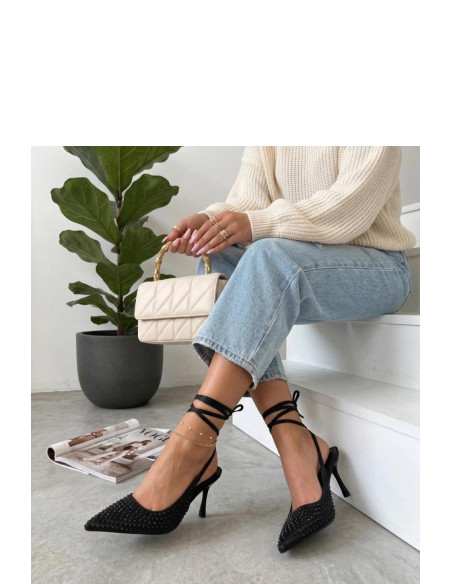 Talons à lacets Élégants en Cuir Écologique