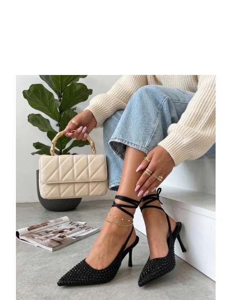 Talons à lacets Élégants en Cuir Écologique
