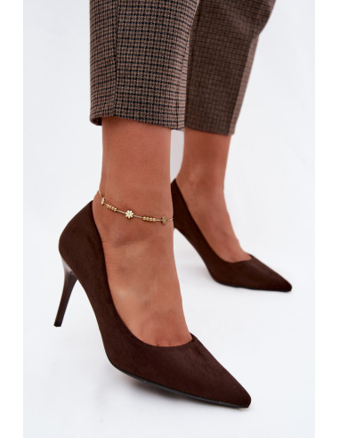 Talons hauts Élégants en Imitation Daim