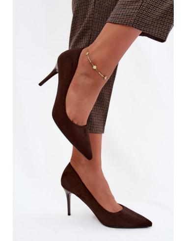 Talons hauts Élégants en Imitation Daim